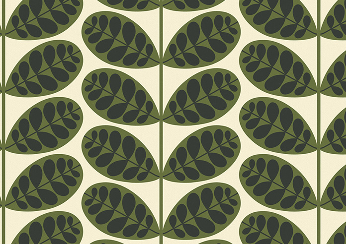 Orla Kiely Botanica Stem, Green - Made to Measure Curtains - Image 8
